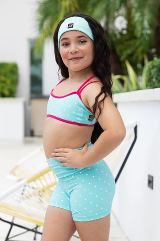 BELLA CHILD SHORT-SEASIDE POLKA DOT