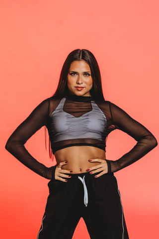 LAYER UP ADULT MESH TOP-BLACK