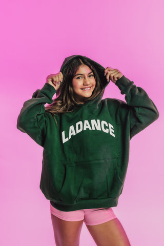 LA DANCE OVERSIZED CHILD HOODIE- DARK GREEN
