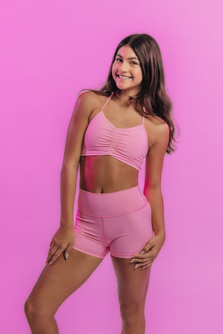 KENDALL CHILD SHORT- PALM BEACH PINK