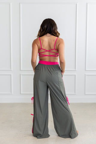 BOSS BOW ADULT PANT-STONE GREY