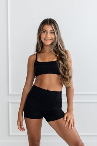 TWIRL CHILD SHORT-BLACK