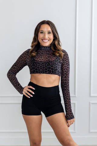 LAYER UP ADULT MESH TOP-CHEETAH