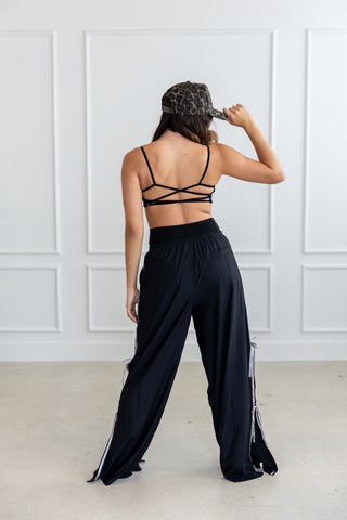 BOSS BOW ADULT PANT- SILVER/BLACK