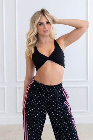 FUEGO ADULT TOP- BLACK