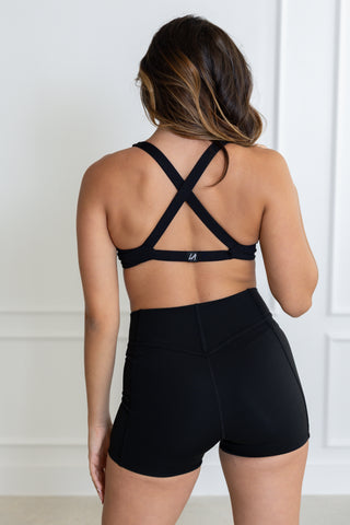 TORRI TWIST ADULT TOP- BLACK