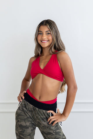 TORRI CHILD TWIST TOP- BOLD BERRY