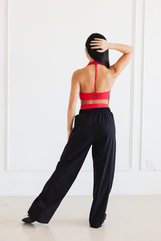 NIOR LACE CHILD PANTS- BLACK/WHITE LACE