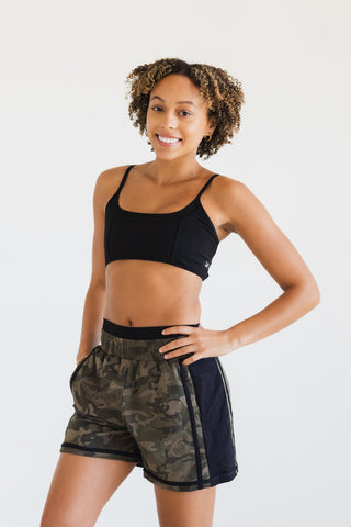EMPOWER ADULT SHORT- CAMO/BLACK