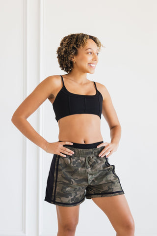 EMPOWER ADULT SHORT- CAMO/BLACK