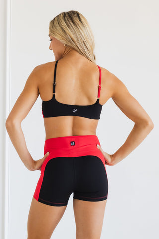 TEMPO ADULT SHORT- BLACK/RED