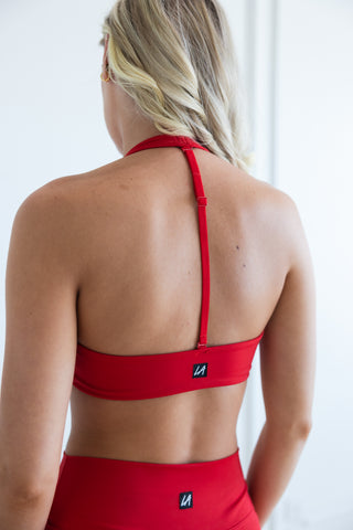 SUNNIE ADULT HALTER TOP - RUBY