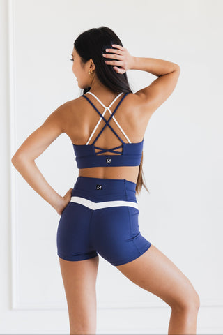 REDEMPTION CHILD TOP- NAVY/WHITE