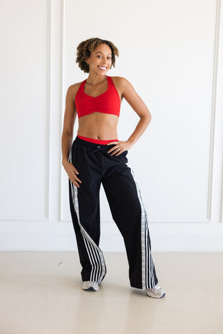 NOIR LACE ADULT PANTS- BLACK/WHITE LACE