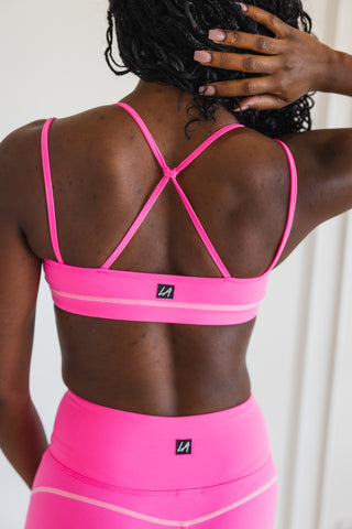 UPTOWN CHILD TOP- NEON PINK