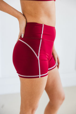 UPTOWN ADULT SHORT- DARK CHERRY