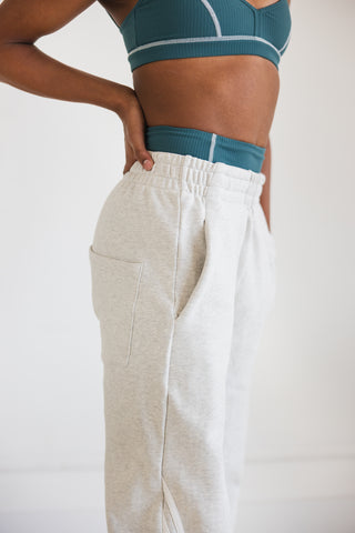 STARLIGHT STRIPE CHILD PANT-DOVE GREY