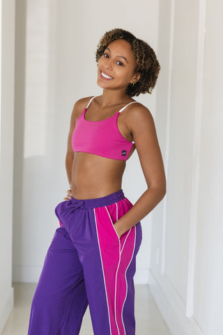 SKYLINE CHILD TOP- PURPLE RAIN/WHITE