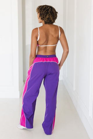 AVENUE CHILD TRACK PANT- PURPLE FLORA