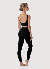 Paneled Full Length Leggings