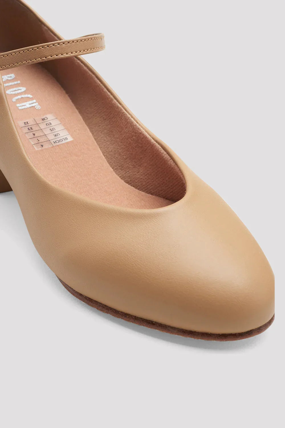 Bloch Ladies Broadway Lo Character Shoes Tan 4