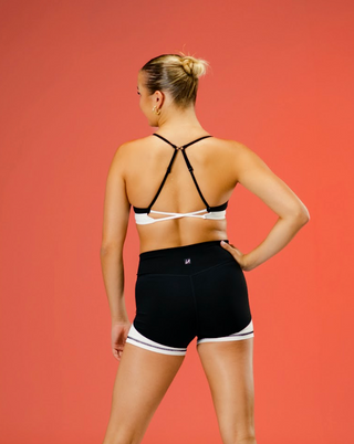 GRETA ADULT TOP- BLACK/WHITE