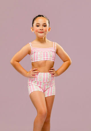 KAYLEY CHILD SHORT- EASTERN FLORAL/PINK