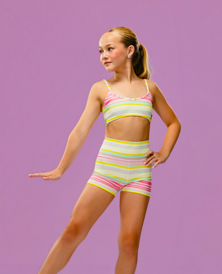 SAYLOR CHILD TOP- SWEET STRIPE
