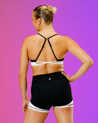 EMMA ADULT SHORT- BLACK/WHITE