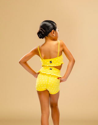LILA CHILD SHORT- LIMONCELLO DOTS