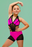 Cerise/Black