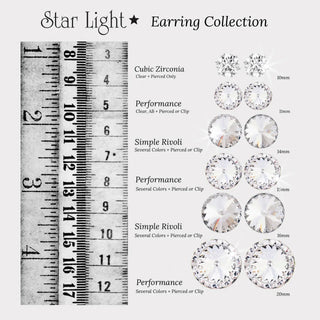 Star Light Earrings - Large 20mm