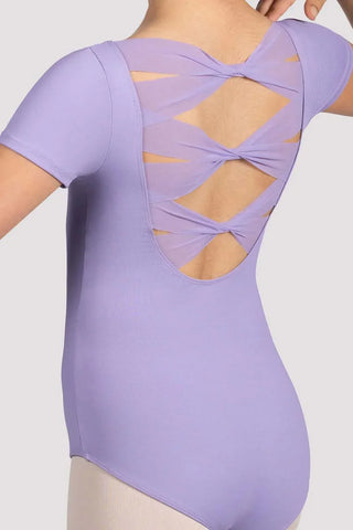 Girls Mirella Glow Cap Sleeve Leotard