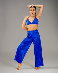 SATIN SPLIT FLARE ADULT SET