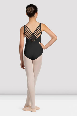 Girls Mirella Glow V Neck Child Leotard