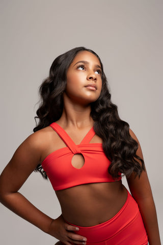 GROOVE CHILD TOP- SUNSET CORAL