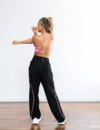 LIMITLESS ADULT TRACK PANT- ULTRA PINK