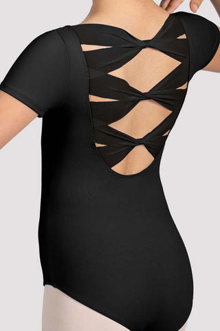 Girls Mirella Glow Cap Sleeve Leotard
