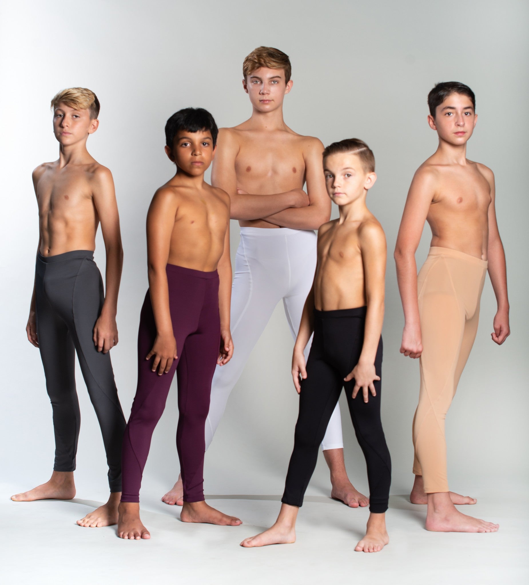 La Dance Designs Mens Leggings Dark Grey / As