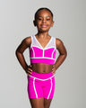 Cerise / White