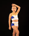 White / Royal Blue / Yellow
